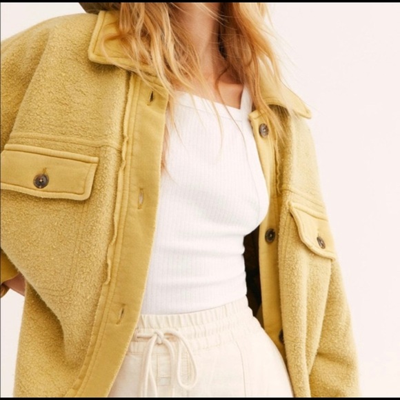 ISO Free People Ruby Jacket XS eucalyptus oak - Picture 2 of 2